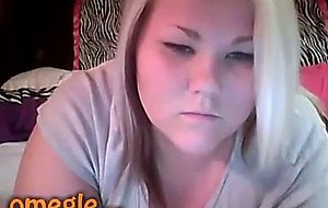 Cute chubby girl shows me her tits on omegle