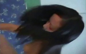 Chinese milf and daughter threesome 