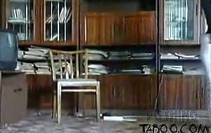 Mom and son in livingroom