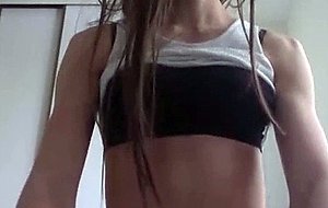 Hung shemale jerks and cums