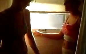 Two girls piss themselves for a dare 