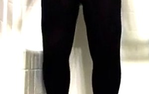 Really desperate tights wetting 
