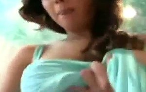 Hot Busty Asian Babe fucks a lucky Guy