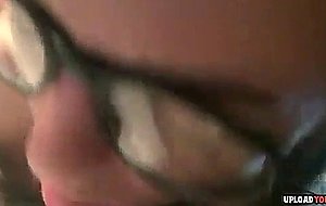 Buff guy fucking his nerdy wife