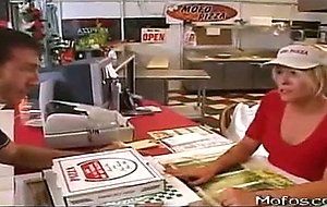 Britney Angel is left to manage Mofos Pizza by herself. ...