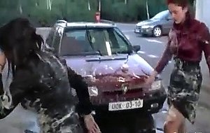 A sexy car wash