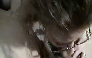 Mature wife sucks a cock with...