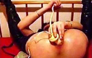 Ts anal stretched after sex toys penetration