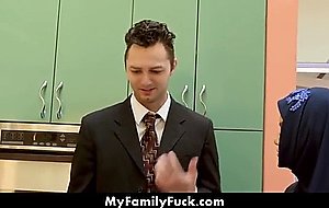 Busty chick rides fat cock in hijab 