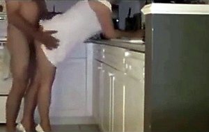 Amateur girl fucked in kitchen 