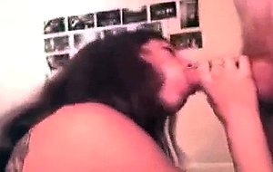 Amateur deep throat