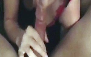 Awesome homemade brunette girlfriend bj 