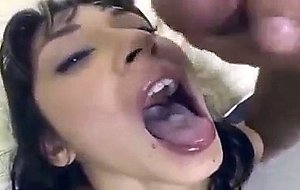 Young Latina Whore Likes Swallowing Cum