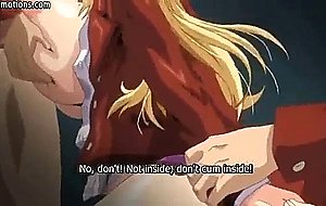 Hentai blonde gets double penetrated