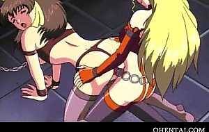 Hentai mistress smashing sex slaves cunt