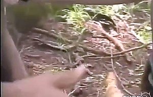 Hot oral & anal love in the forest