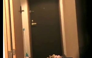 Japanese girl flashing delivery guy 6  