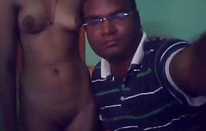 Desi couple having a session on webcam 