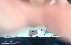 Redhead beauttgirl cums on cam
