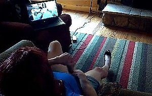 Cd watching porno & wanking