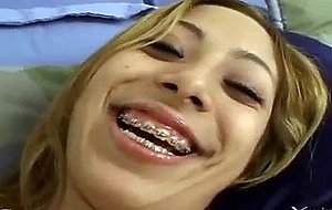 Little Sweetie With Braces And A Great Round Ass Loves To Suck Cock And Get Fucked