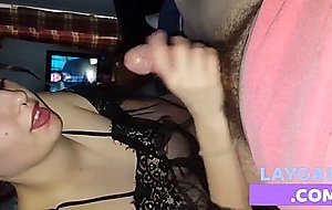 Teen milks big dick 