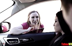 Couple pick up shy teen for a taboo fuck 