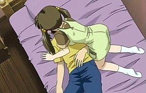 Two hentai bondaged and swing vibrator fucked