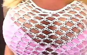 Blonde ts rides dude cock
