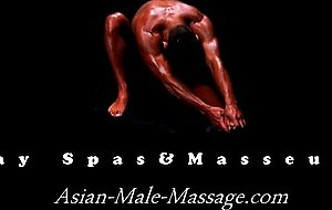 Asian gay oil massage