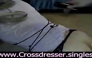 Crossdresser used at a party