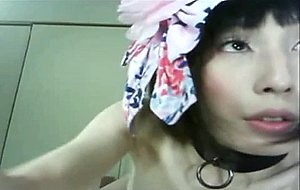 Cute hung newhalf on cam