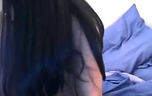 Nice asian girl fucking with boyfriend on webcam