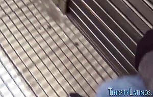 Pov straight latino blows and jerks 