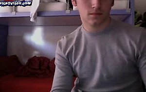 Cute webcam boy shows horny ass 