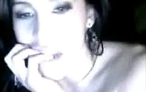Webcam solo of a honey tranny girl