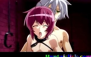 Tied up hentai gay slave bareback fucked and cummed fun