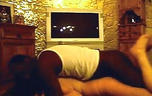 Wife with bbc and hubby in kitchen