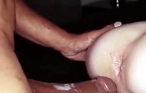 Monster black cock loading twink ass