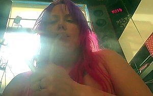 My sweet wife smoking meth  