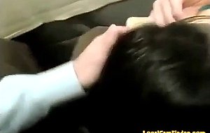 Silky chinese hairjob 