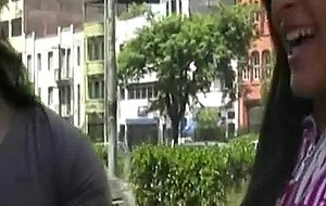 Cute teen tranny sucks tattooed guy