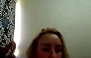 Horny blondie webcam solo