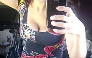 This sweet brunette amateur is very pretty