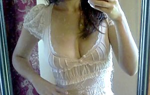 This sweet brunette amateur is very pretty