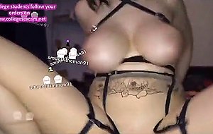 Busty babe gets another huge facial  