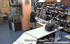 Czech pawn shop - young girl likes to swallow