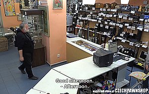 Czech pawn shop - young girl likes to swallow