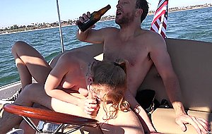 Young sailor with massive dose of cum in pussy