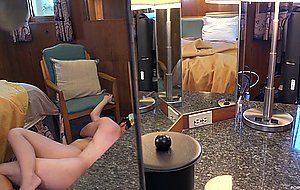 Young sailor with massive dose of cum in pussy